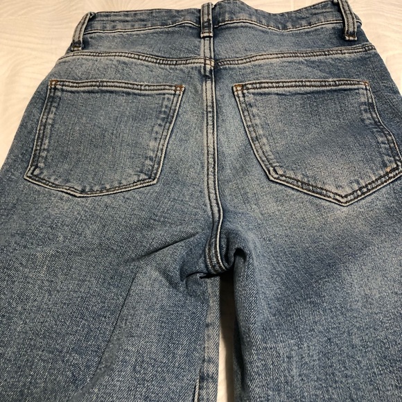 Zara wide leg cropped jean size 2 - Picture 5 of 7